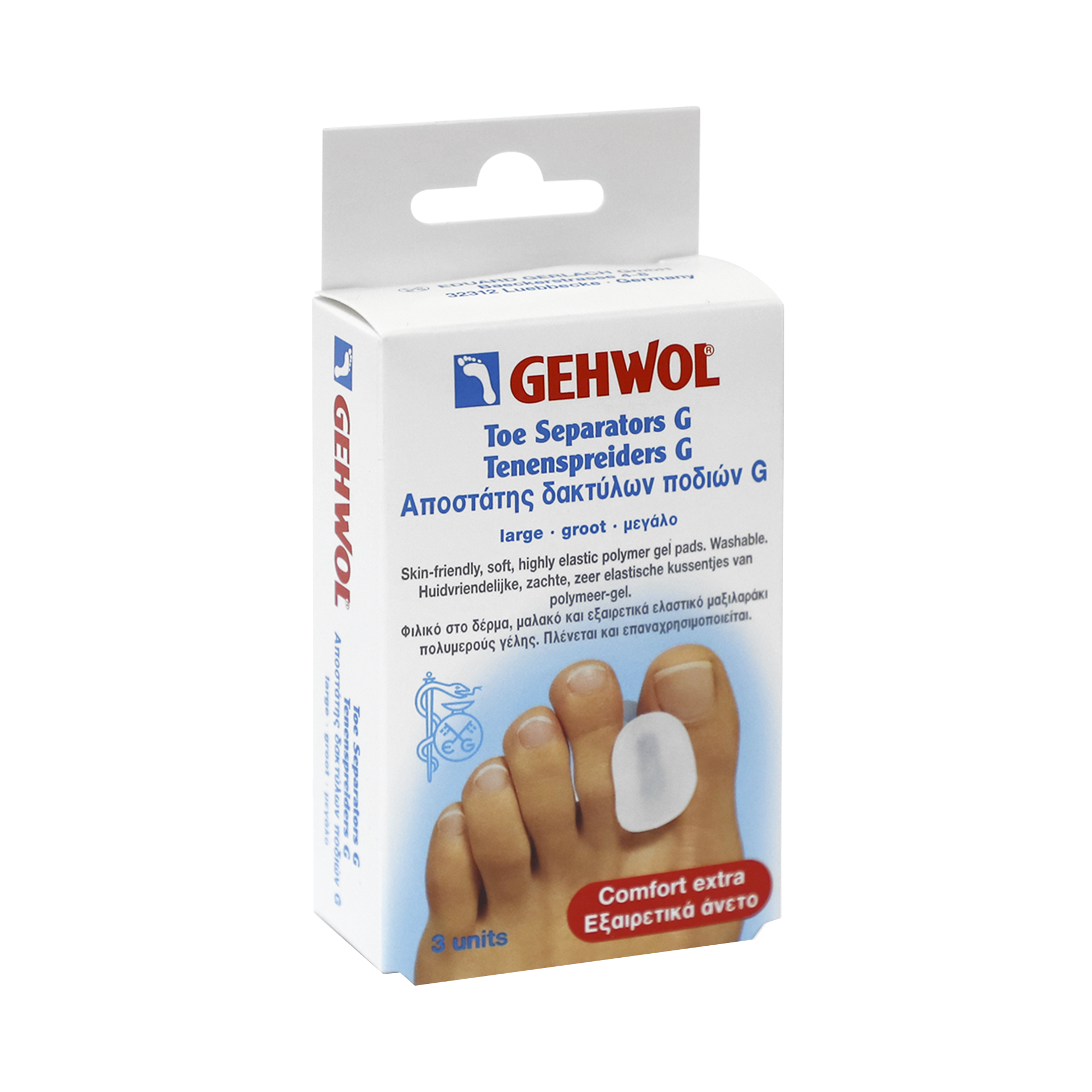 Гель-корректор G, большой Toe Separators G Gehwol