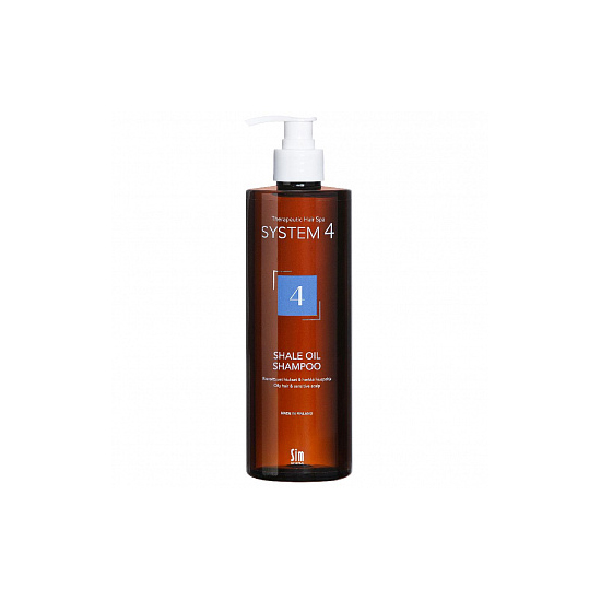 Терапевтический шампунь № 4 для очень жирной, чувствительной и раздраженной кожи головы Therapeutic Climbazole Shampoo System 4 Sim Sensitive (макси)