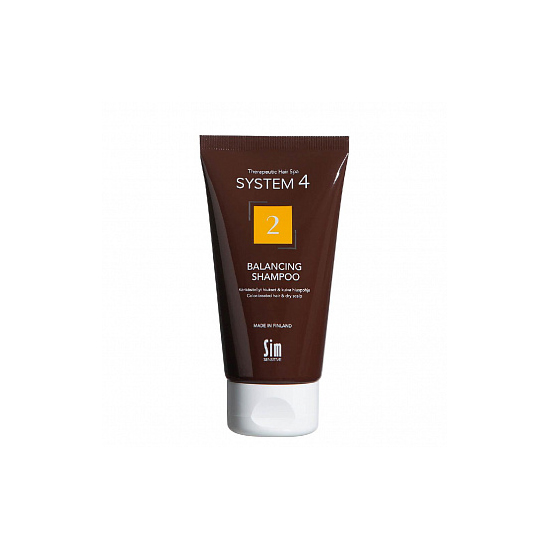 Терапевтический шампунь № 2 для сухой кожи головы и окрашенных волос Therapeutic Climbazole Shampoo System 4 Sim Sensitive (travel)