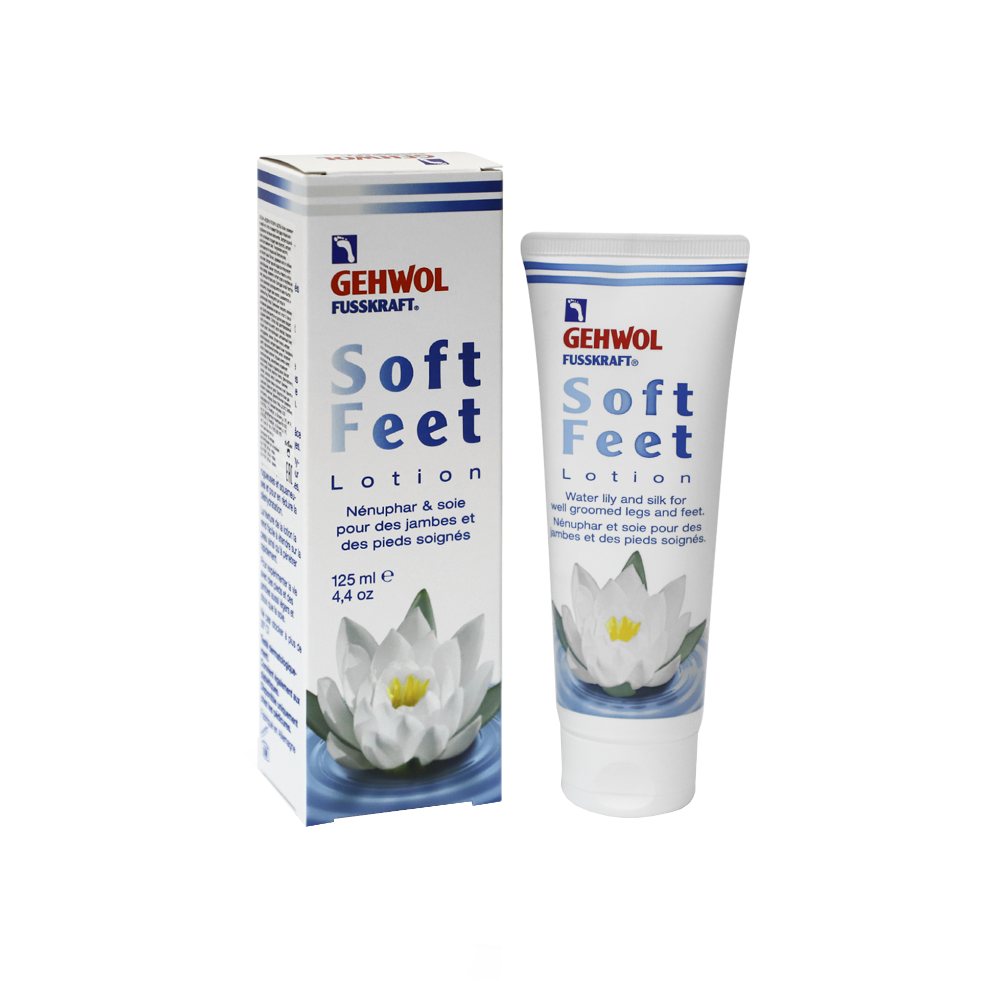 Лосьон "Водяная лилия и шелк" Fusskraft Soft Feet Gehwol