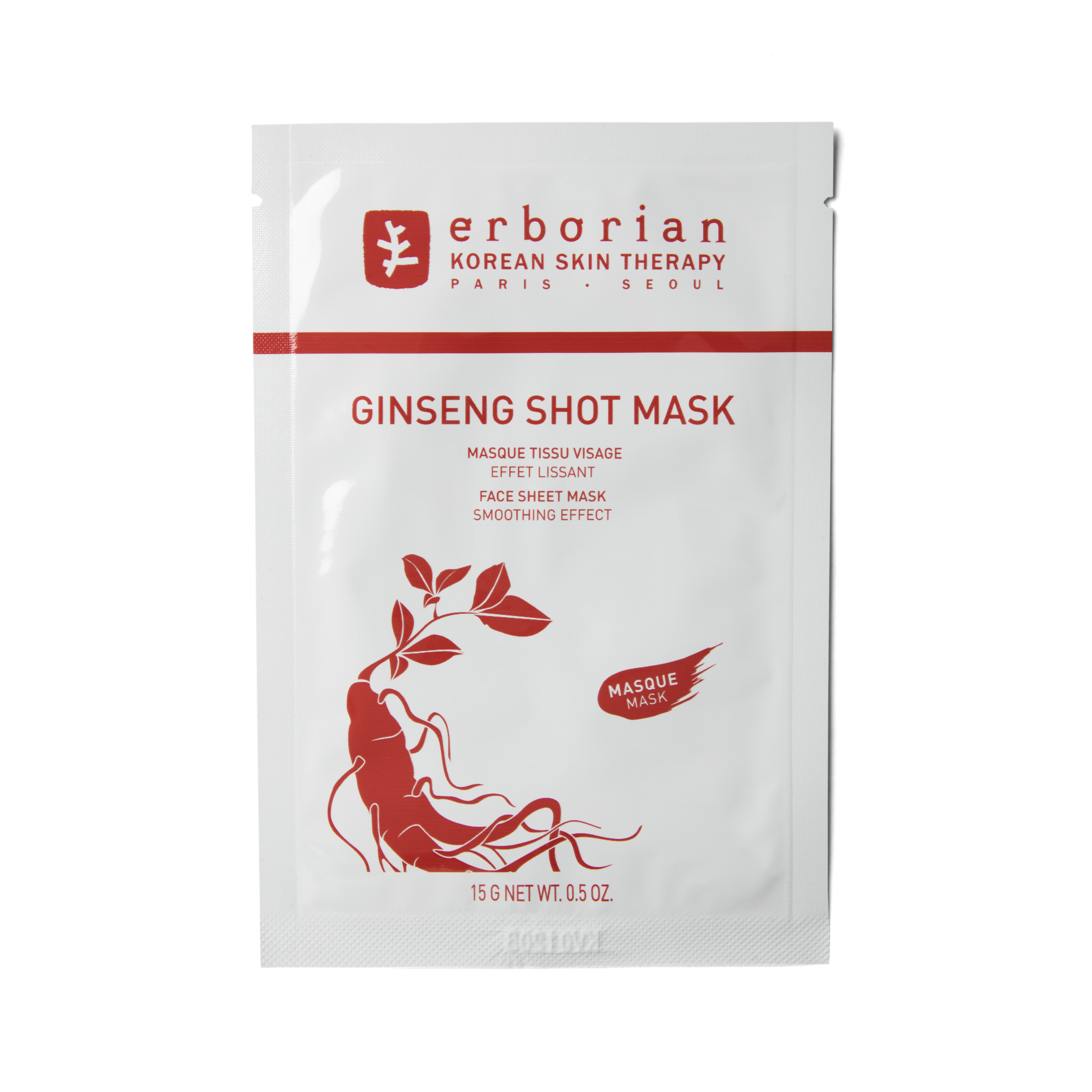 Тканевая маска для лица Ginseng shot mask Erborian